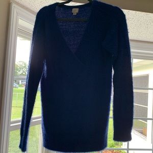 Blue oversized sweater